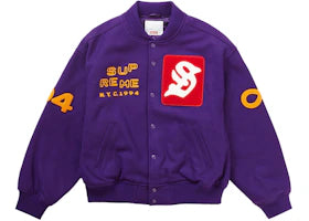 Supreme Tourist Varsity Jacket Purple