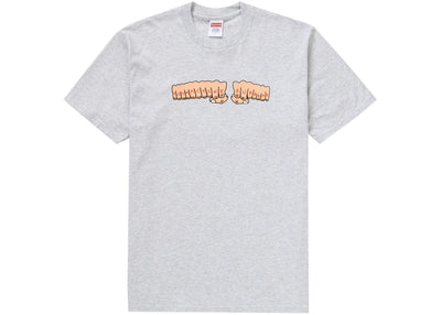 Supreme Toy Machine Fist Tee Ash Grey