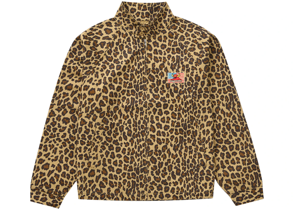 Supreme Toy Machine Harrington Jacket Leopard - vue secondaire A