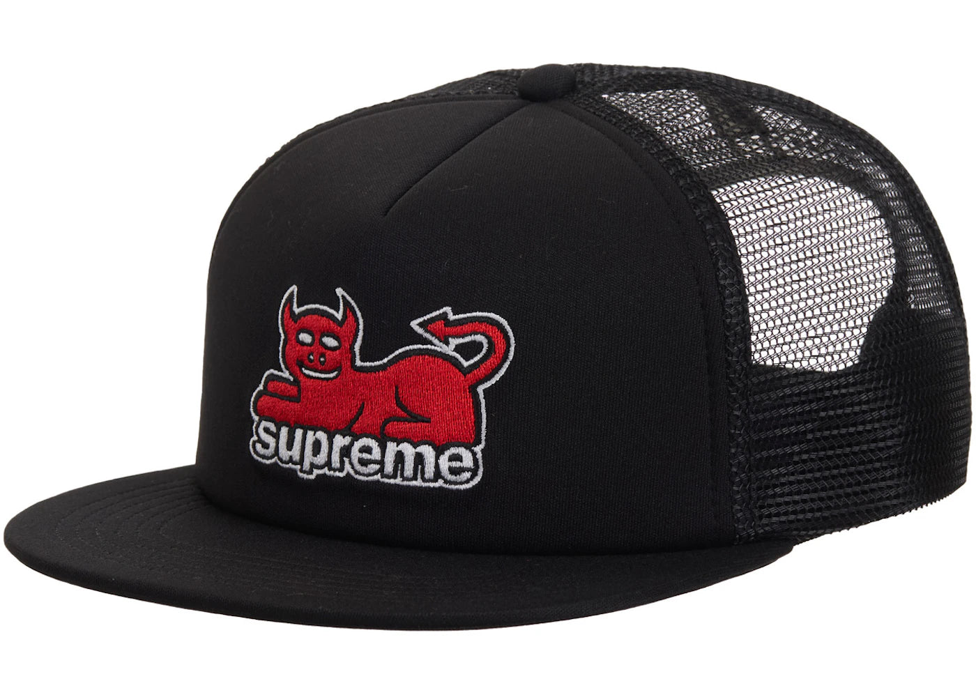 Supreme Toy Machine Mesh Back 5 Panel Black - vue secondaire A