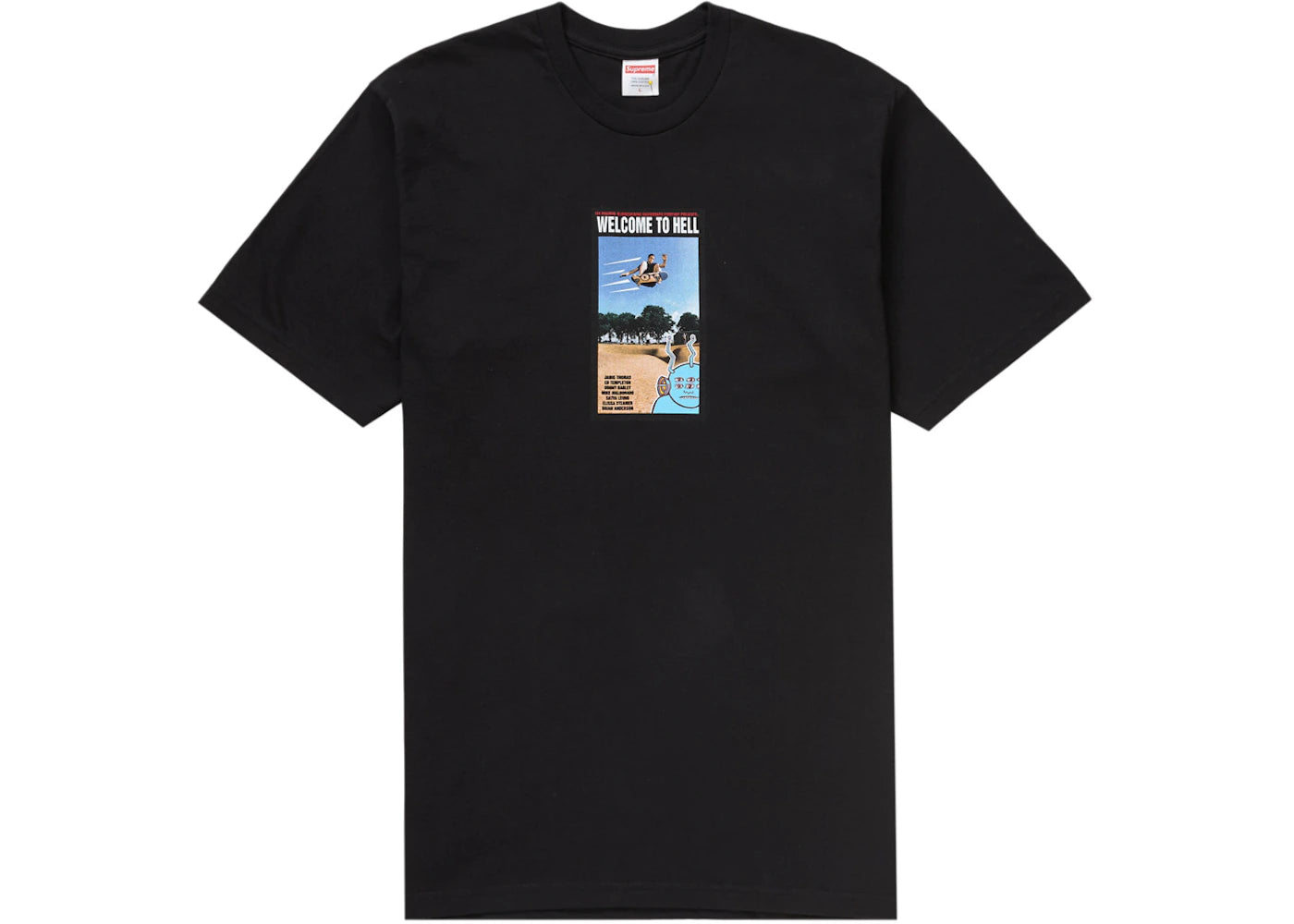 Supreme Toy Machine Welcome To Hell Tee Black - vue secondaire A