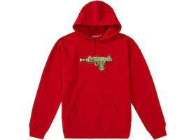 Supreme Toy Uzi Hooded Sweatshirt Red - vue 360