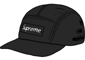 Supreme Trail Camp Cap Black