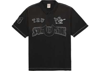 Supreme True Religion Applique Polo Black - product view 2