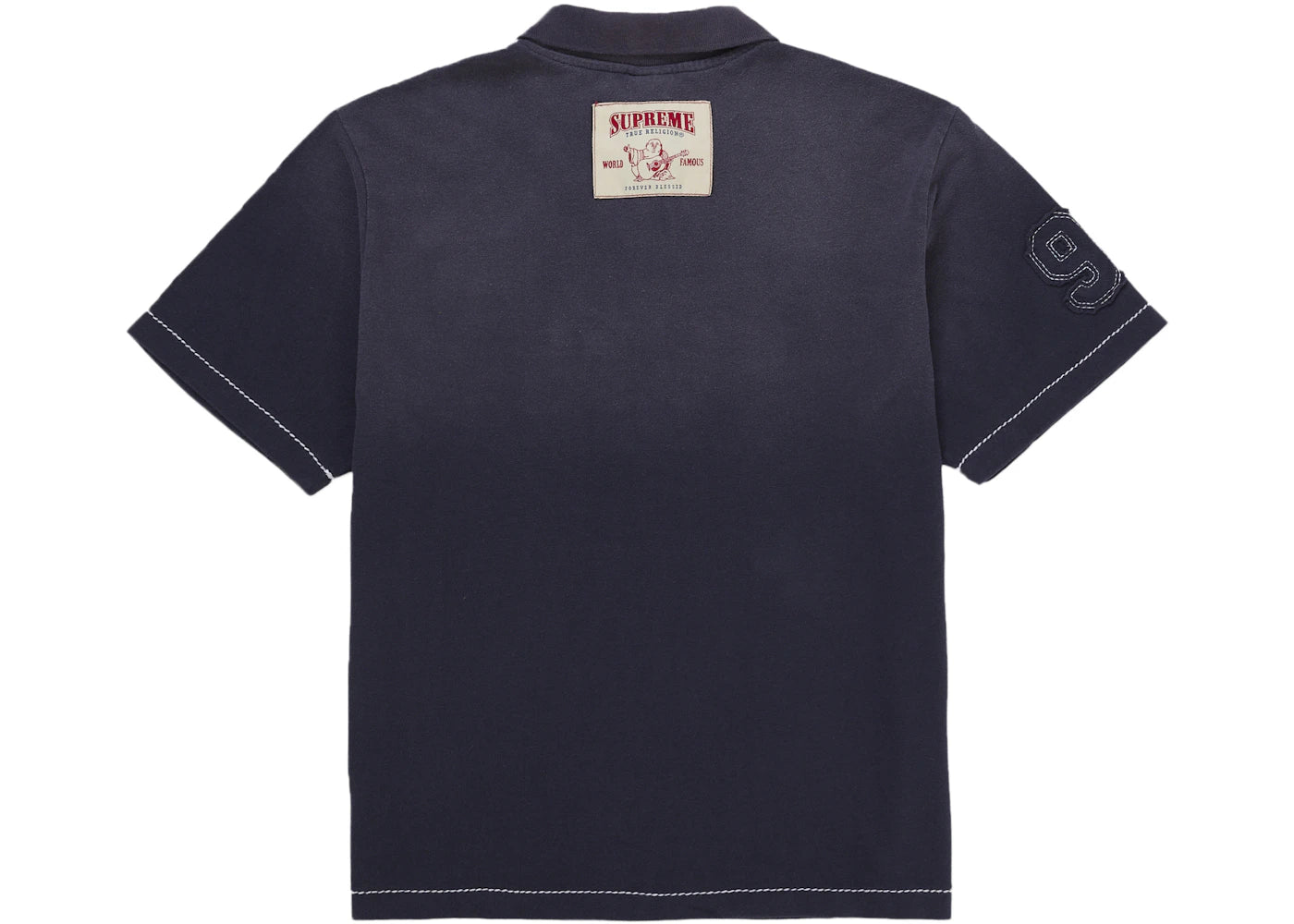 Supreme True Religion Applique Polo Navy - vue secondaire B