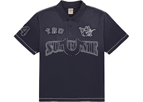 Supreme True Religion Applique Polo Navy