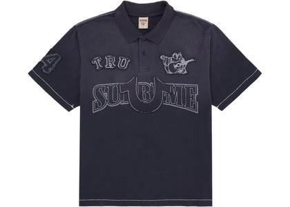 Supreme True Religion Applique Polo Navy - product view 2