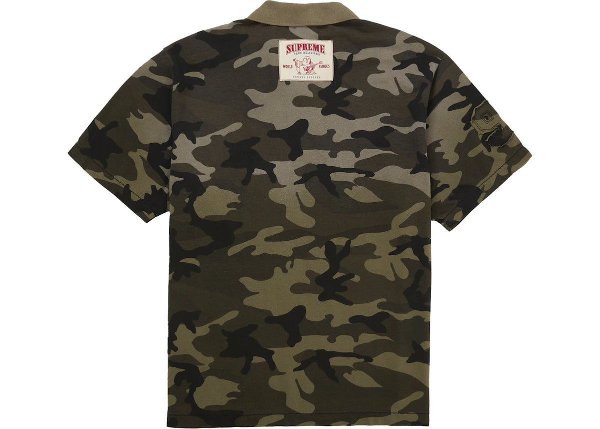Supreme True Religion Applique Polo Woodland Camo - vue secondaire B