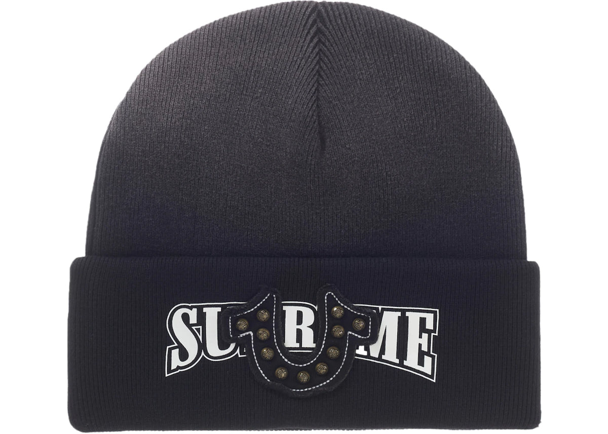 Supreme True Religion Beanie (FW25) Black - vue 360