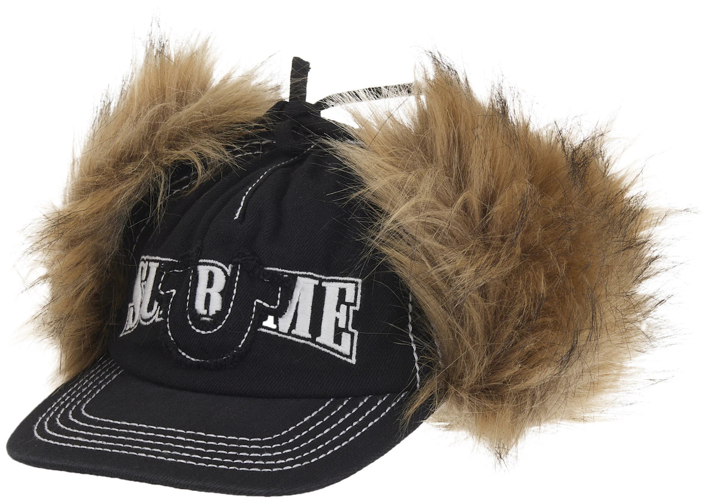 Supreme True Religion Earflap 5-Panel Black - vue secondaire A