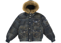 Supreme True Religion Puffer Jacket Navy
