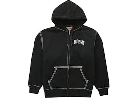 Supreme True Religion Zip Up Hooded Sweatshirt (FW22) Black - vue 360