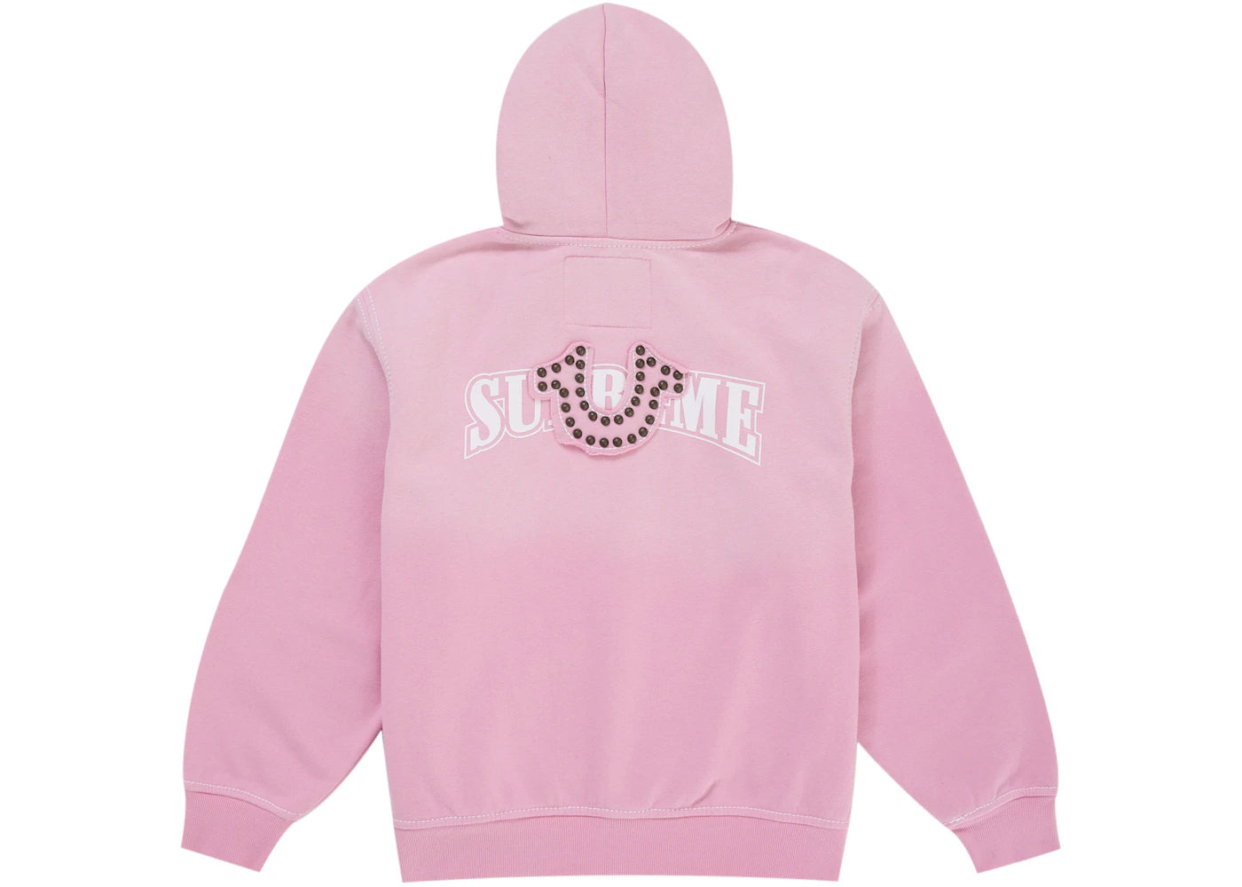 Supreme True Religion Zip Up Hooded Sweatshirt (FW25) Pink - vue secondaire A