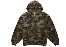Supreme True Religion Zip Up Hooded Sweatshirt (FW25) Woodland Camo - vue 360