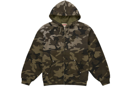 Supreme True Religion Zip Up Hooded Sweatshirt (FW25) Woodland Camo - apparel view 2