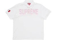 Supreme Twill Appliqué Polo White