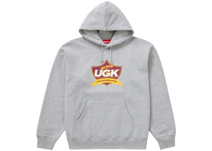 Supreme UGK Hooded Sweatshirt Heather Grey - apparel view 2