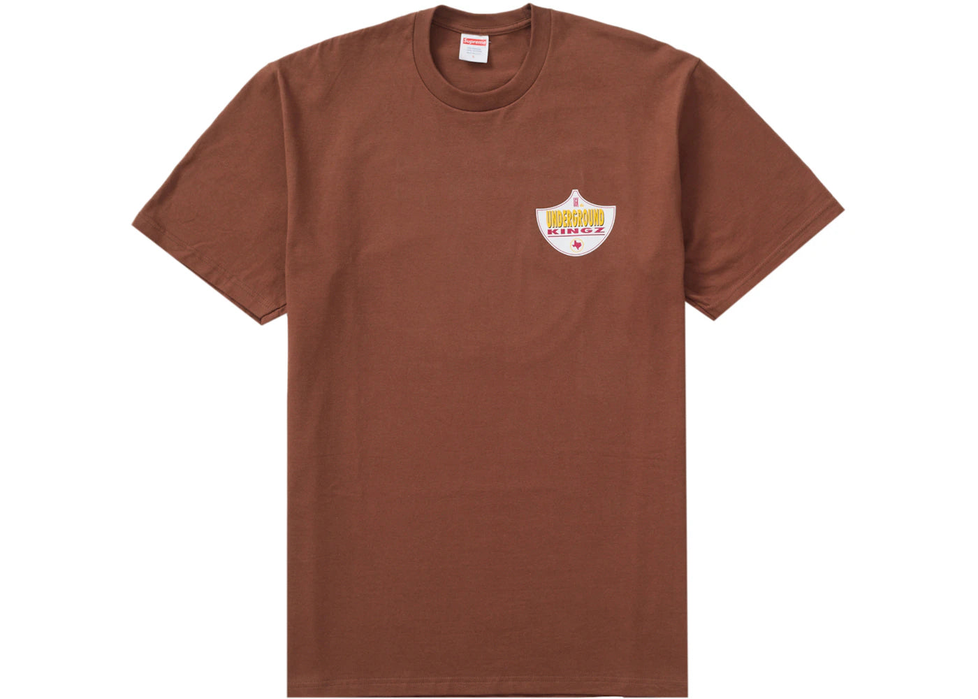 Supreme UGK Super Tight Tee Brown - vue secondaire B
