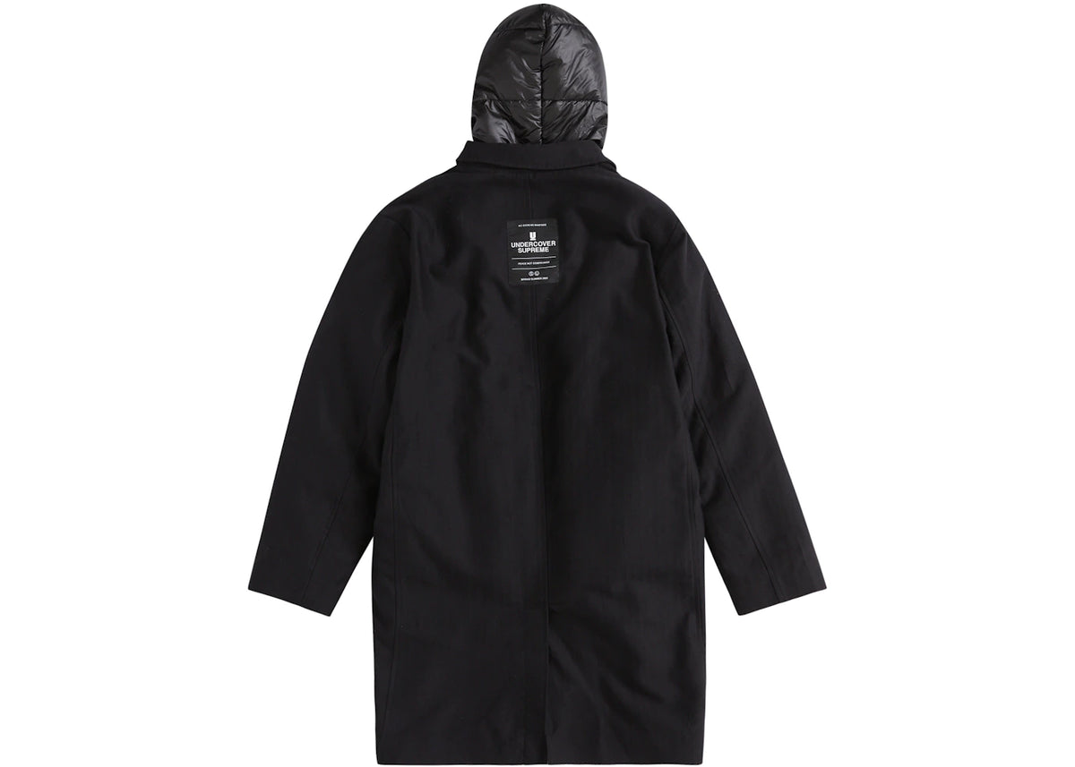 Supreme UNDERCOVER Trench Puffer Jacket Black - vue secondaire B