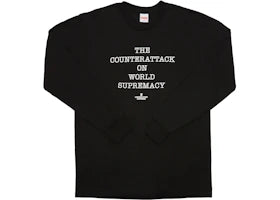 Supreme UNDERCOVER/Public Enemy Counterattack L/S Tee Black