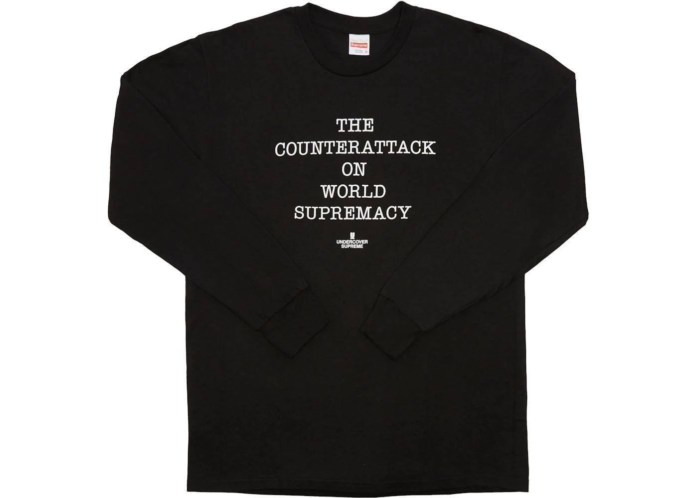 Supreme UNDERCOVER/Public Enemy Counterattack L/S Tee Black - vue secondaire A