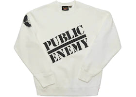 Supreme UNDERCOVER/Public Enemy Crewneck Sweatshirt White