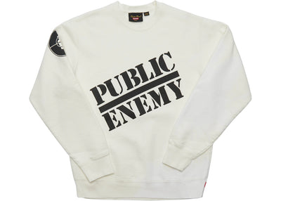 Supreme UNDERCOVER/Public Enemy Crewneck Sweatshirt White