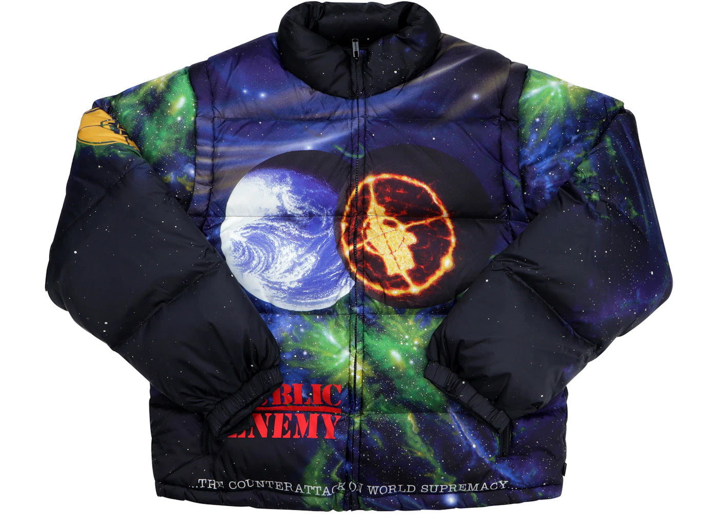 Supreme UNDERCOVER/Public Enemy Puffy Jacket Multi - vue secondaire A