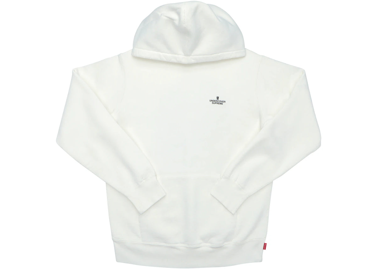Supreme UNDERCOVER/Public Enemy Terrordome Hooded Sweatshirt White - vue 360