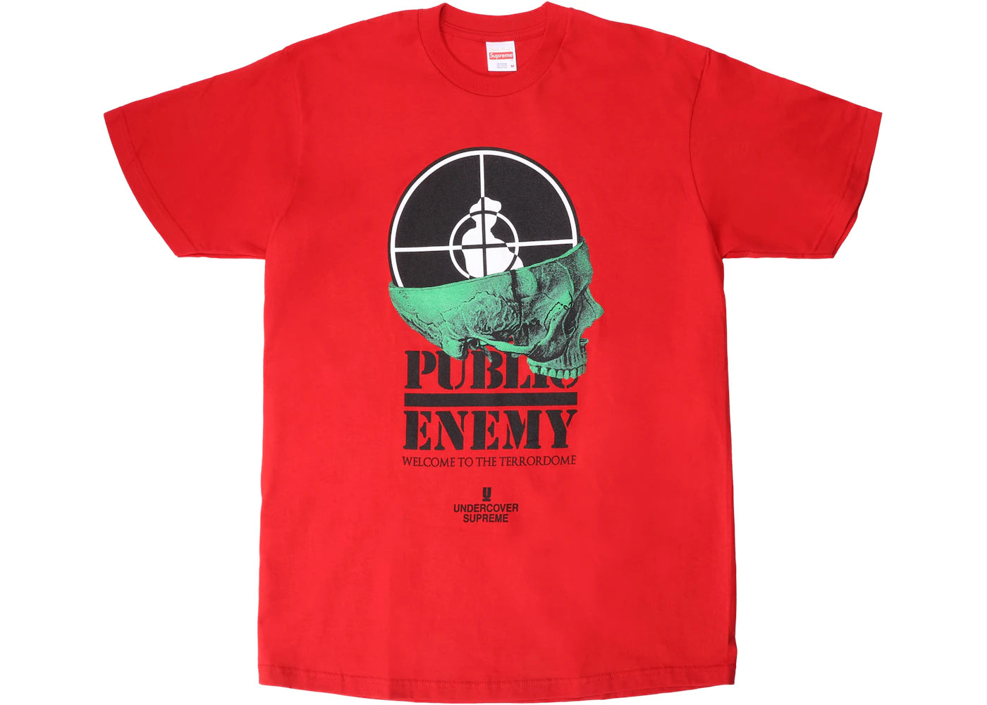 Supreme UNDERCOVER/Public Enemy Terrordome Tee Red - vue secondaire A