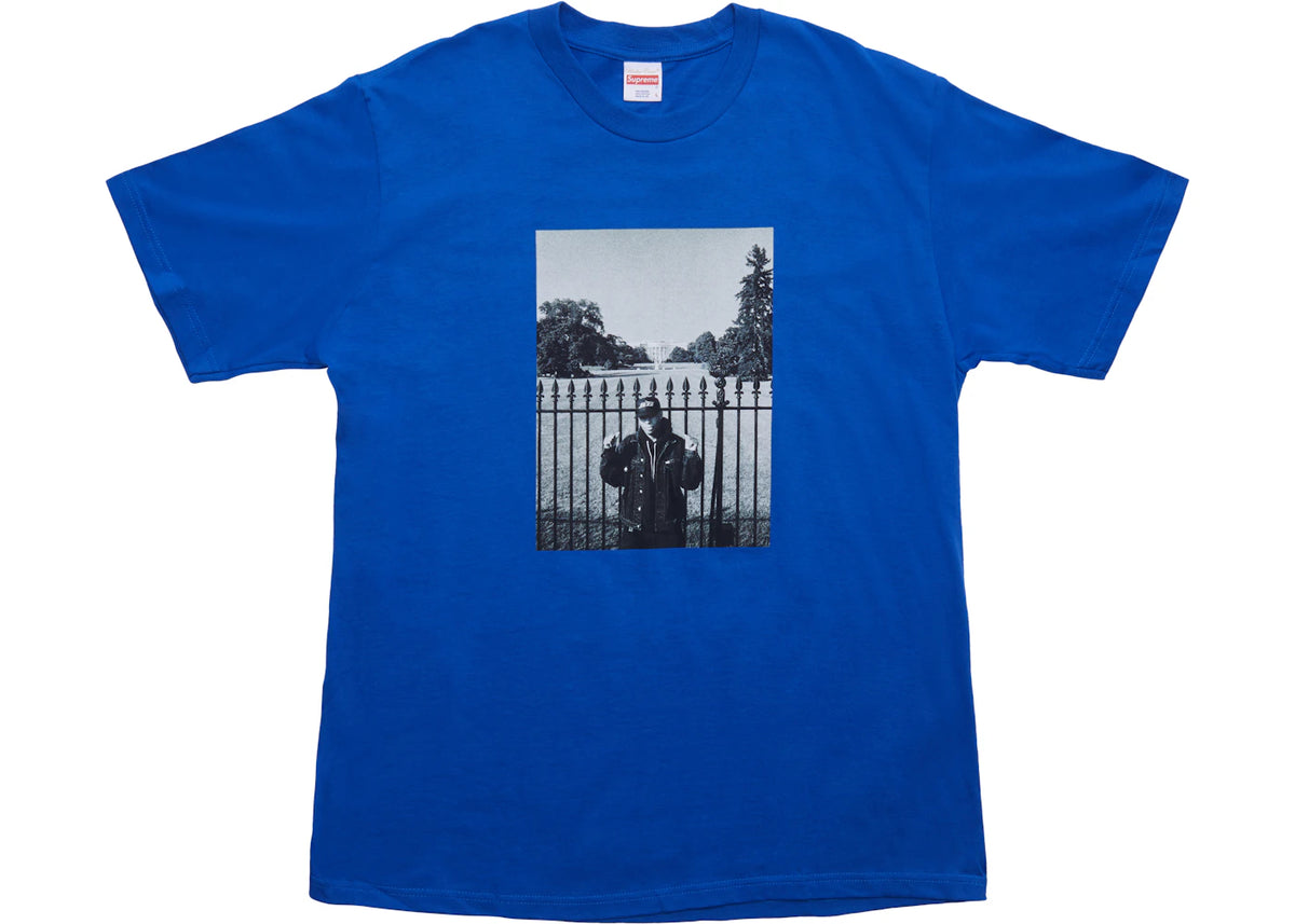Supreme UNDERCOVER/Public Enemy White House Tee Royal - vue secondaire A