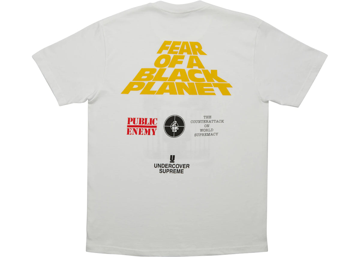 Supreme UNDERCOVER/Public Enemy White House Tee White - vue secondaire A