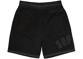 Supreme Ultrasuede Mesh Short Black