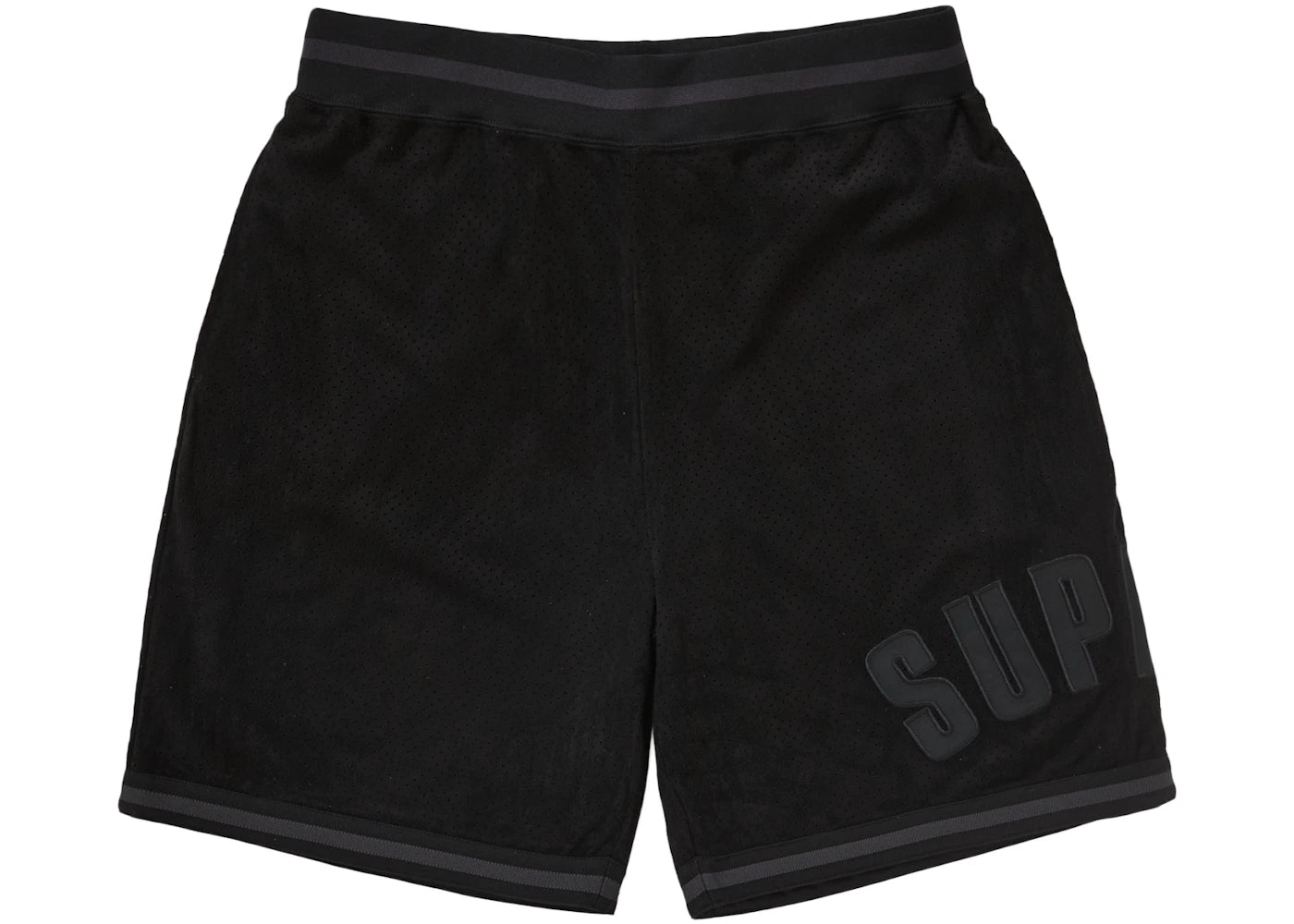 Supreme Ultrasuede Mesh Short Black - vue secondaire A