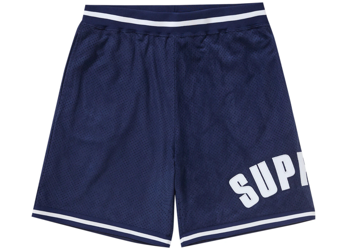 Supreme Ultrasuede Mesh Short Navy - vue secondaire A