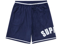 Supreme Ultrasuede Mesh Short Navy