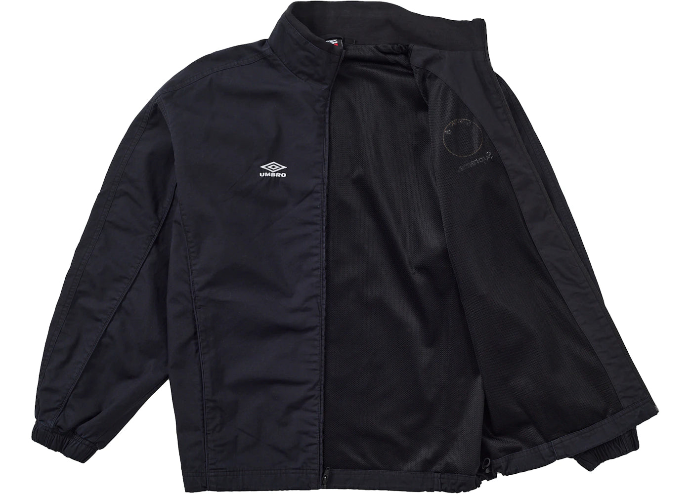 Supreme Umbro Cotton Ripstop Track Jacket (SS26) Black - vue secondaire B
