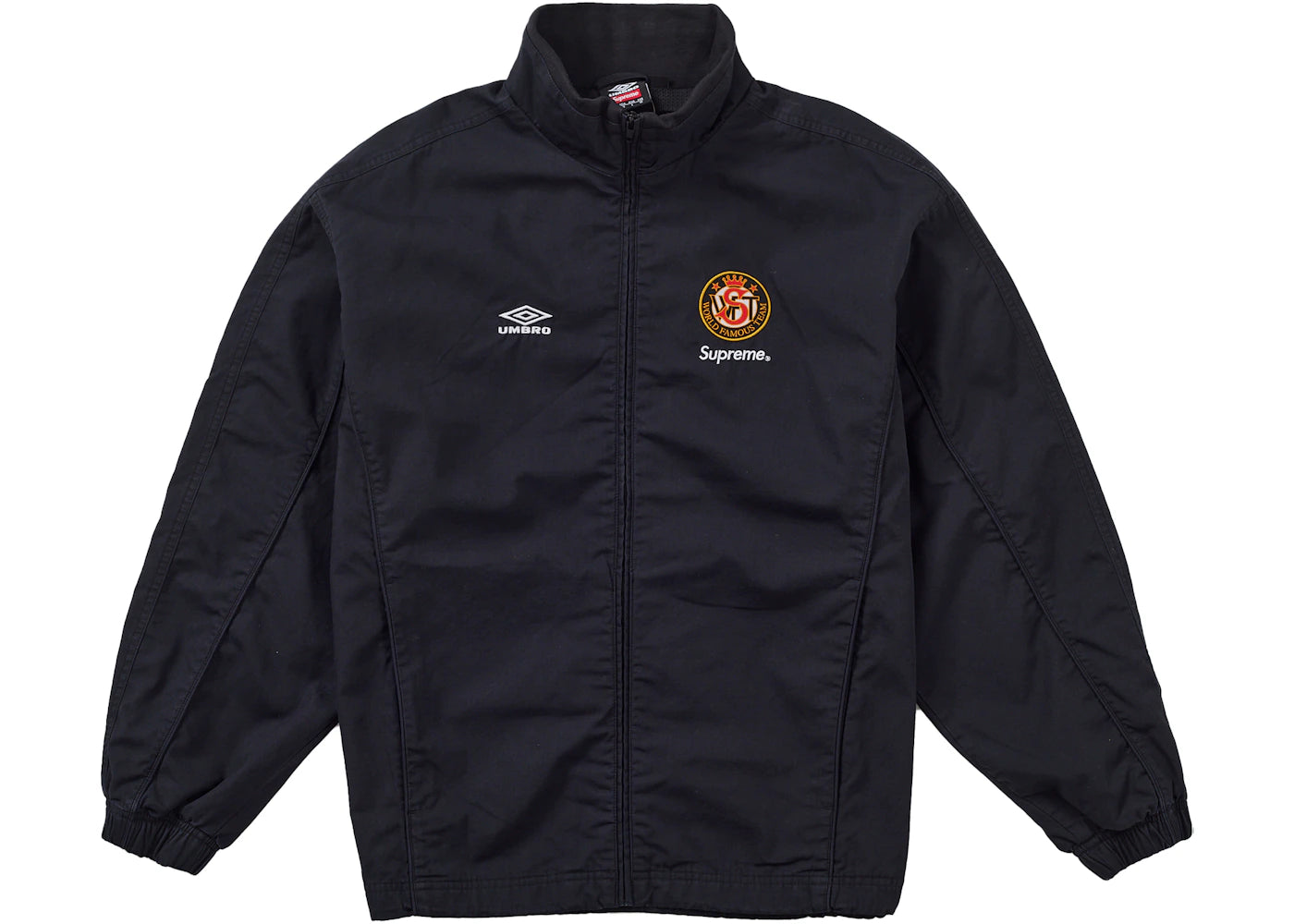 Supreme Umbro Cotton Ripstop Track Jacket (SS26) Black - vue secondaire A