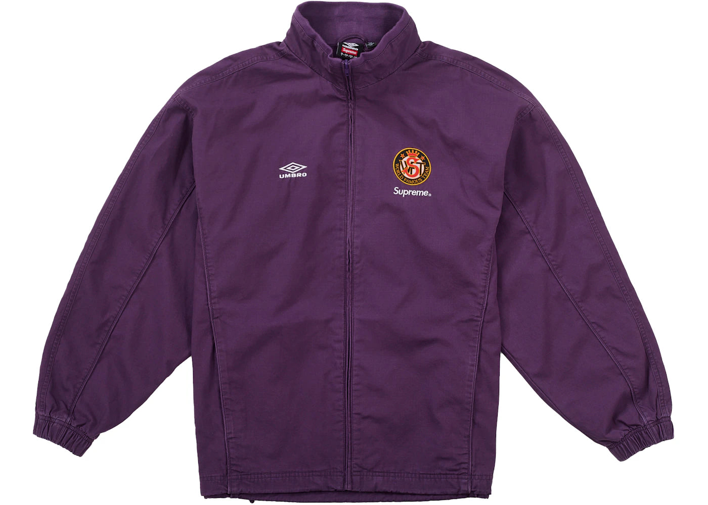 Supreme Umbro Cotton Ripstop Track Jacket (SS26) Plum - vue secondaire A