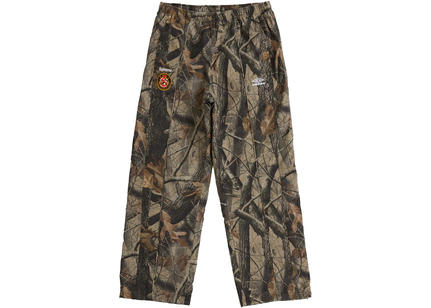 Supreme Umbro Cotton Ripstop Track Pant (SS26) Realtree Hardwoods Camo - vue secondaire A