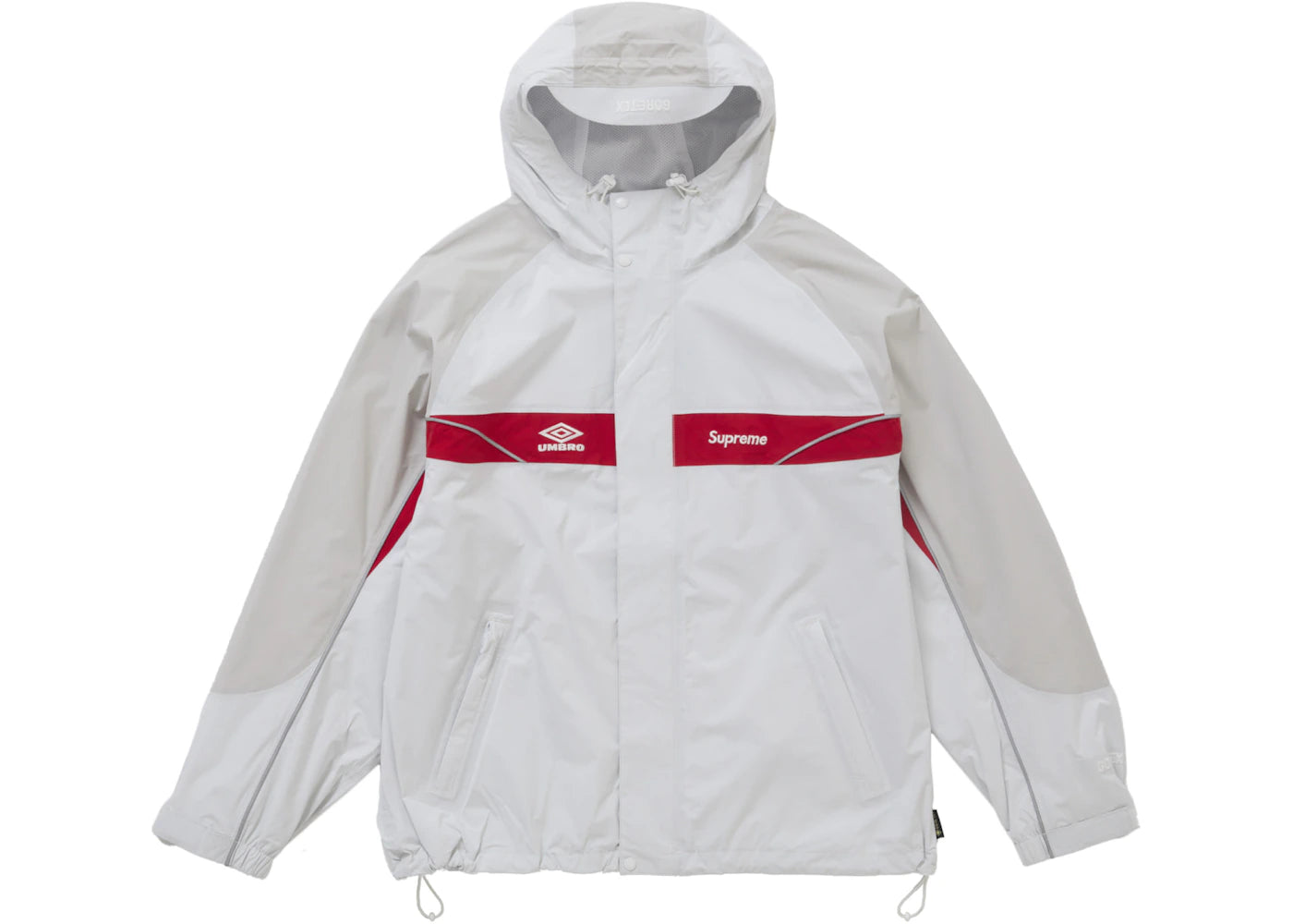 Supreme Umbro GORE-TEX Hooded Jacket White - vue 360