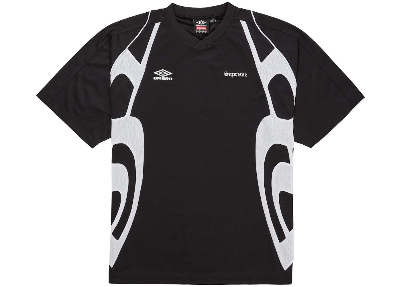 Supreme Umbro Old English Soccer Jersey Black - vue secondaire A