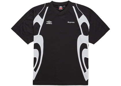 Supreme Umbro Old English Soccer Jersey Black - apparel view 2