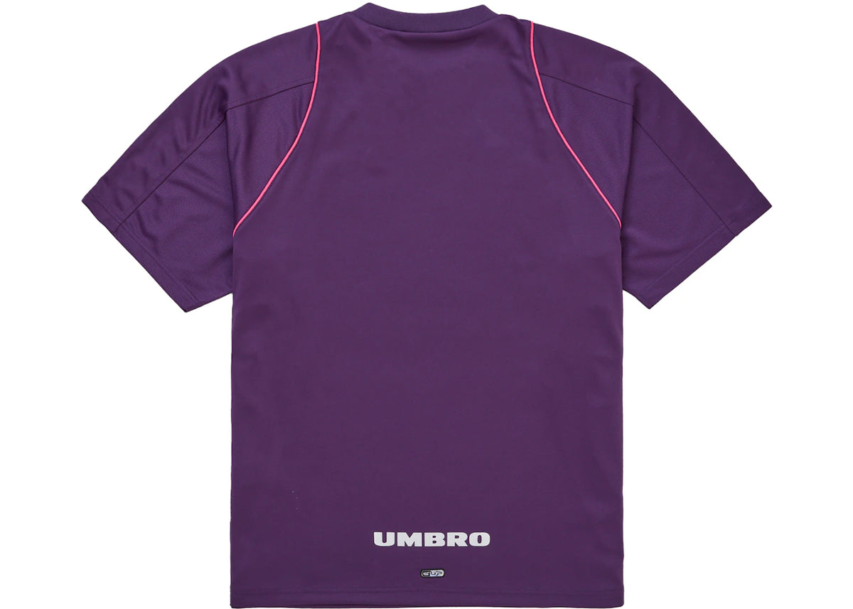 Supreme Umbro Old English Soccer Jersey Purple - vue secondaire B