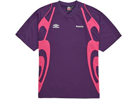 Supreme Umbro Old English Soccer Jersey Purple - vue 360