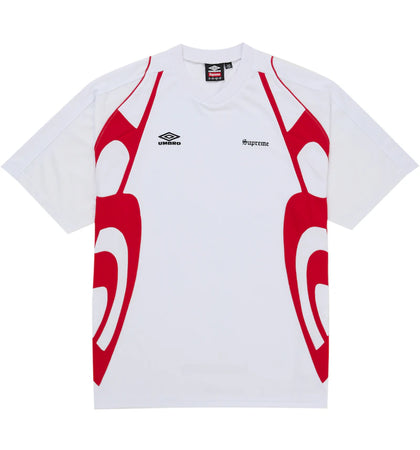 Supreme Umbro Old English Soccer Jersey White - authentic Supreme apparel