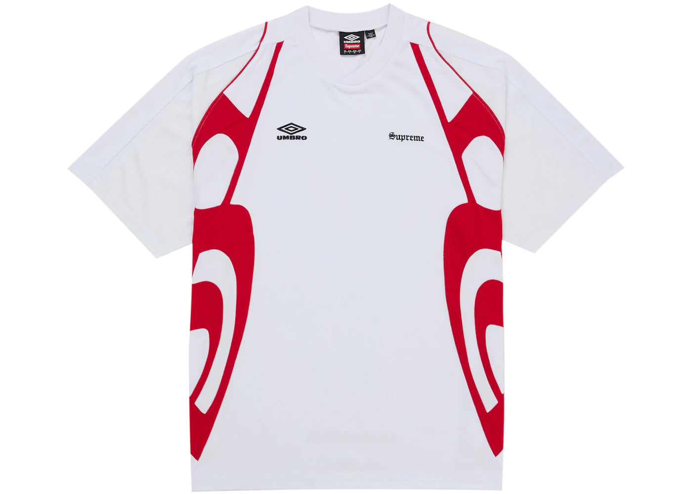 Supreme Umbro Old English Soccer Jersey White - vue secondaire A