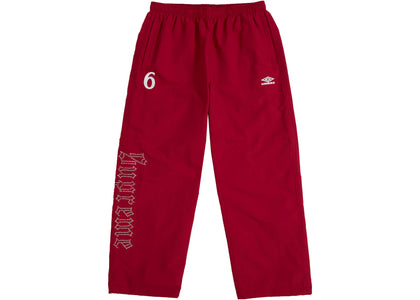 Supreme Umbro Rhinestone Track Pant Red - product view 2