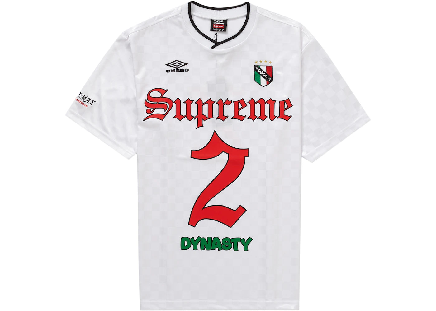 Supreme Umbro Soccer Jersey White - vue secondaire A