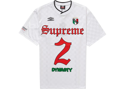 Supreme Umbro Soccer Jersey White - apparel view 2
